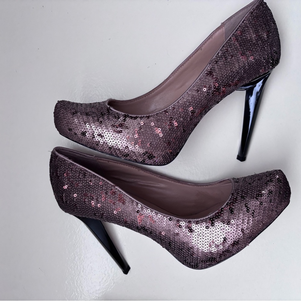 BCBGMaxAzria Sequin Heels